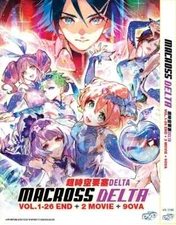 Macross Delta Vol.1-26end + 2movie + 9ova - DVD with English Subtitles