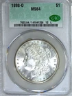 1898-O Morgan Silver Dollar CACG MS64 Blast White Magnificent Just Graded #F115B