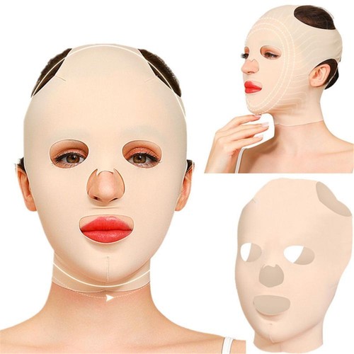 Anti Wrinkle Slimming Full Face Face-lift Mask Sleeping Mask Sleep Bandage - Picture 6 of 7