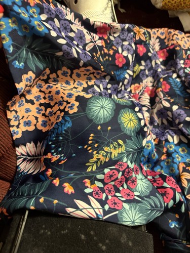NWT FLORAL BELTED ROBE MEDIUM - Picture 2 of 8