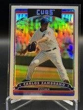 2006 Topps Chrome Carlos Zambrano Refractors #89 - Chicago Cubs