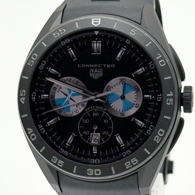 TAG HEUER Black DLC Coating Connected Carry Bar E5 Digital Dial SBT8A80.BT6293 M