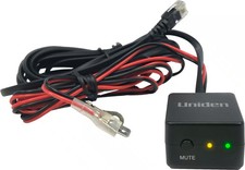 Uniden - Hardwire kit with mute button - Black