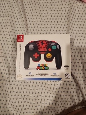 Nintendo Switch GameCube Style Wireless Controller Super Mario Bluetooth CIB NEW