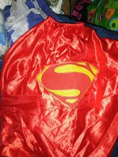 Superman Man of Steel Rubies Men's Costume Suit Cape Size Large