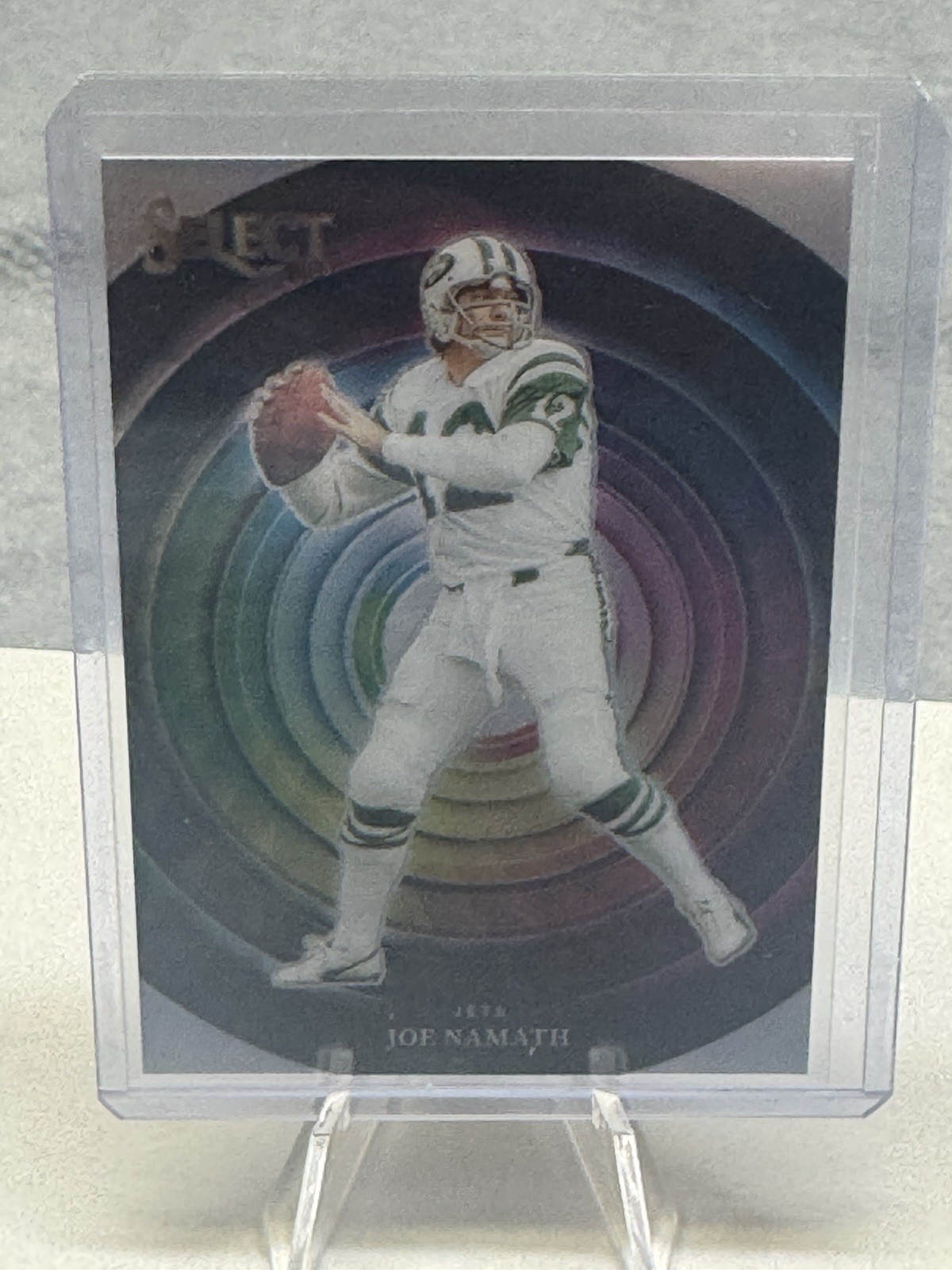 Joe Namath Color Wheel Insert - 2023 Panini Select Football #CW-JN Jets SSP