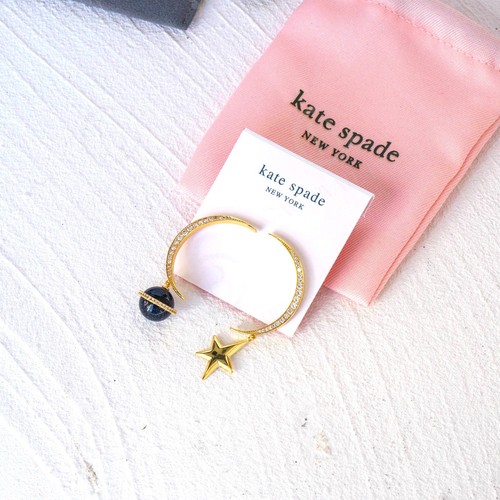 Kate Spade On The Rocks Crystal Asymmetrical Earrings NWT Gifts - Picture 2 of 9