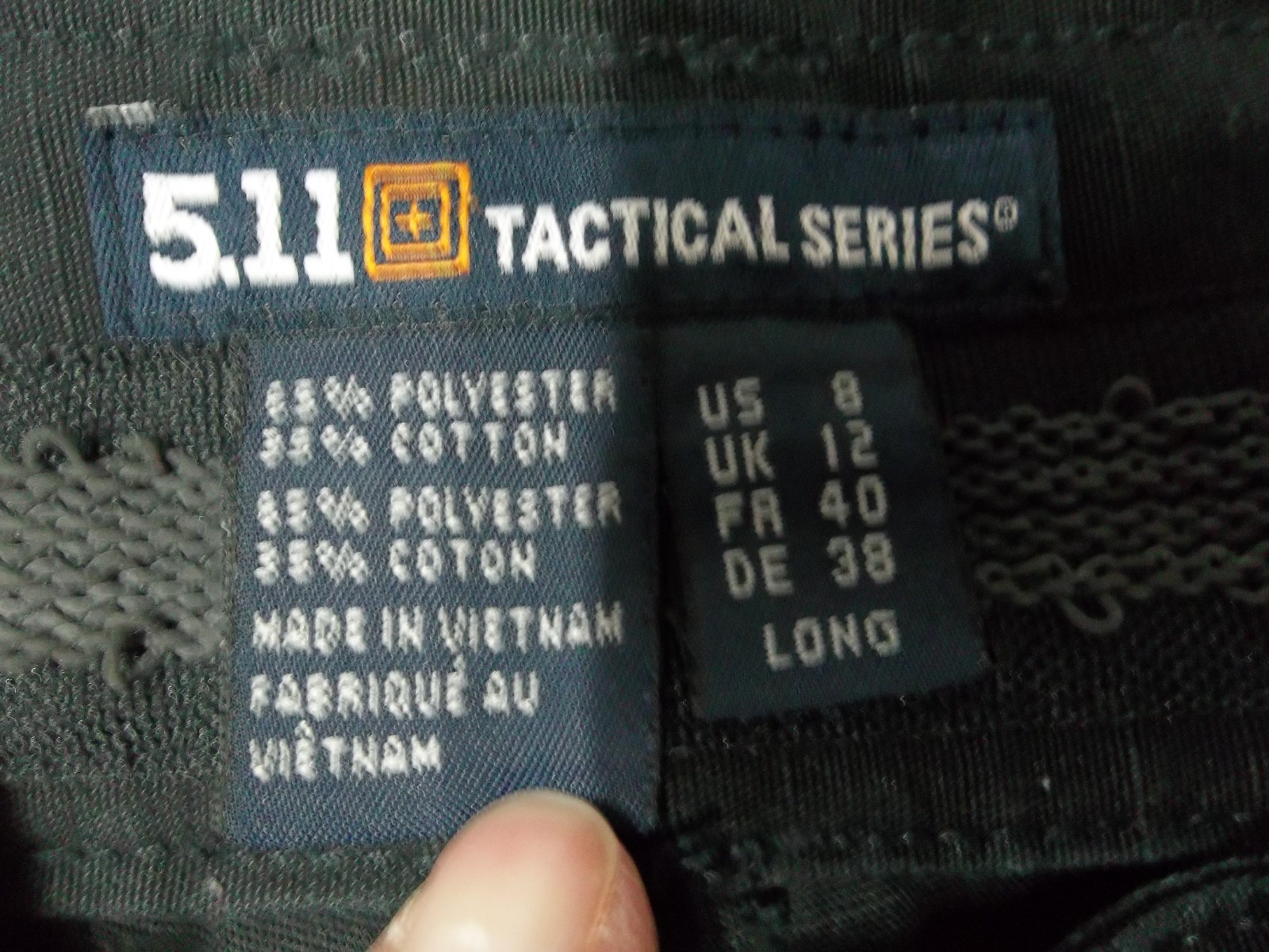 5.11 Tactical Womens Pants 8 Long Black 64369 Workwear Cargo Utility Army Police image 5