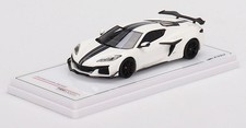 1:43 TRUESCALE Chevrolet Corvette Z06 Arctic White 2023 TSM430669 Model