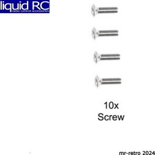 Tamiya 9804200 RC 3x10mm C.Sunk H.Screw: NDF-01 Nitro Thunder - 10pcs.