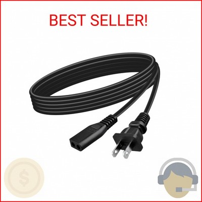 Tomatosd 2-Prong AC IN Power Cord Cable Plug Compatible with Craig CD6951 CD6951