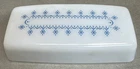 Vintage Pyrex Blue Snowflake Butter Dish LID ONLY