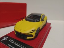 BBR Deluxe 1:43 Ferrari Purosangue FUV Yellow Resin Car Model