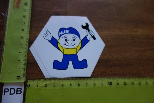 Alter Aufkleber Auto Werkstatt Zubehör Katalysator Abgas-Systeme HJS