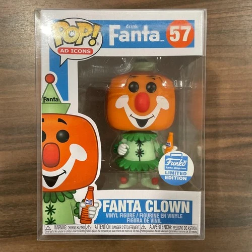 Funko Pop! Vinyl: Ad Icons - Fanta Clown - Funko (Exclusive) #57 + Protector