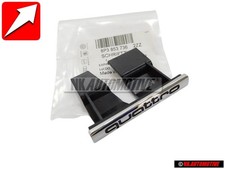 Audi Original QUATTRO Vorne Kühlergrill Emblem Schriftzug Chrom - 8P3853736 2ZZ