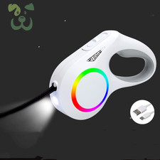 Automatic Telescopic Traction Rope for Pets with Lights