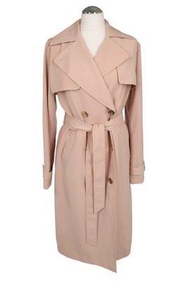 Michael Kors Damen Jacke Gr. 38 (M) Rosa NEU Trenchcoat Mantel