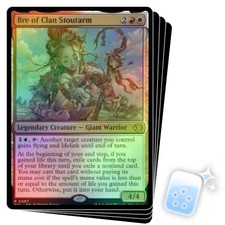 FOIL BRE OF CLAN STOUTARM X4 Lorwyn Eclipsed ECL Magic MTG MINT CARD