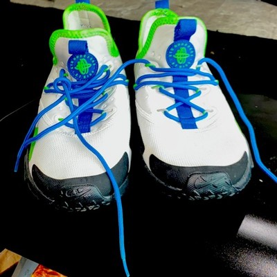 Nike Air Huarache Drift Scream Green White Blue Green Black AH7334-102 Men