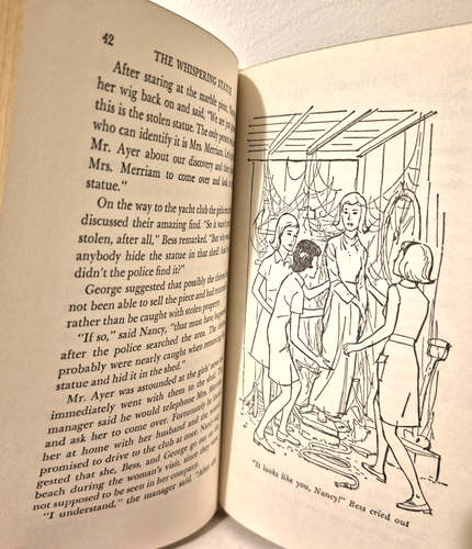 NANCY DREW MYSTERY STORIES - THE WHISPERING STATUE, No. 14, Carolyn Keene - Picture 13 of 15