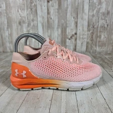 Under Armour HOVR Sonic 5 Women's Running Shoes Pink Orange Athletic Sz 6.5