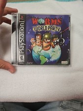 Worms World Party PS1 PlayStation 1 Complete - See Pics 