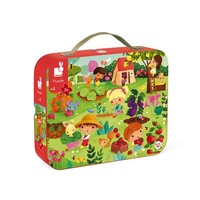 Puzzle GemüSegarten 36 Teile Janod Koffer Lernspiel Ab 4 Jahren FSC J02648