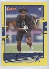 2020 Panini Donruss Rookie Dollar Tree Press Proof Yellow Trevon Diggs #260 0el4