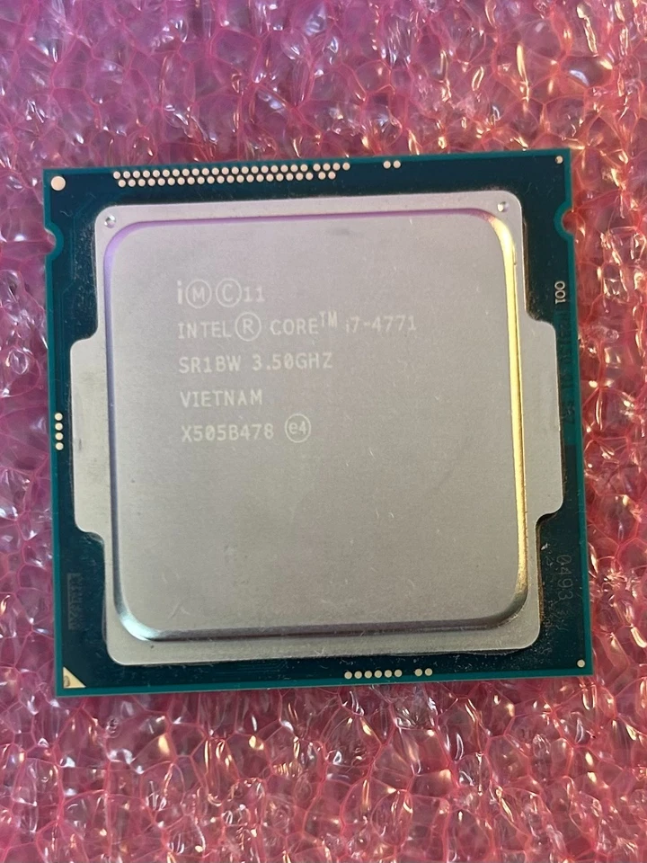 Intel Core i7-4771 3.50GHz Quad-Core Processor - LGA1150 - SR1BW - Tested - Image 3 of 4