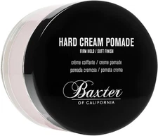 Baxter of California Hard Cream Pomade for Men | Natural Finish | Firm Hold