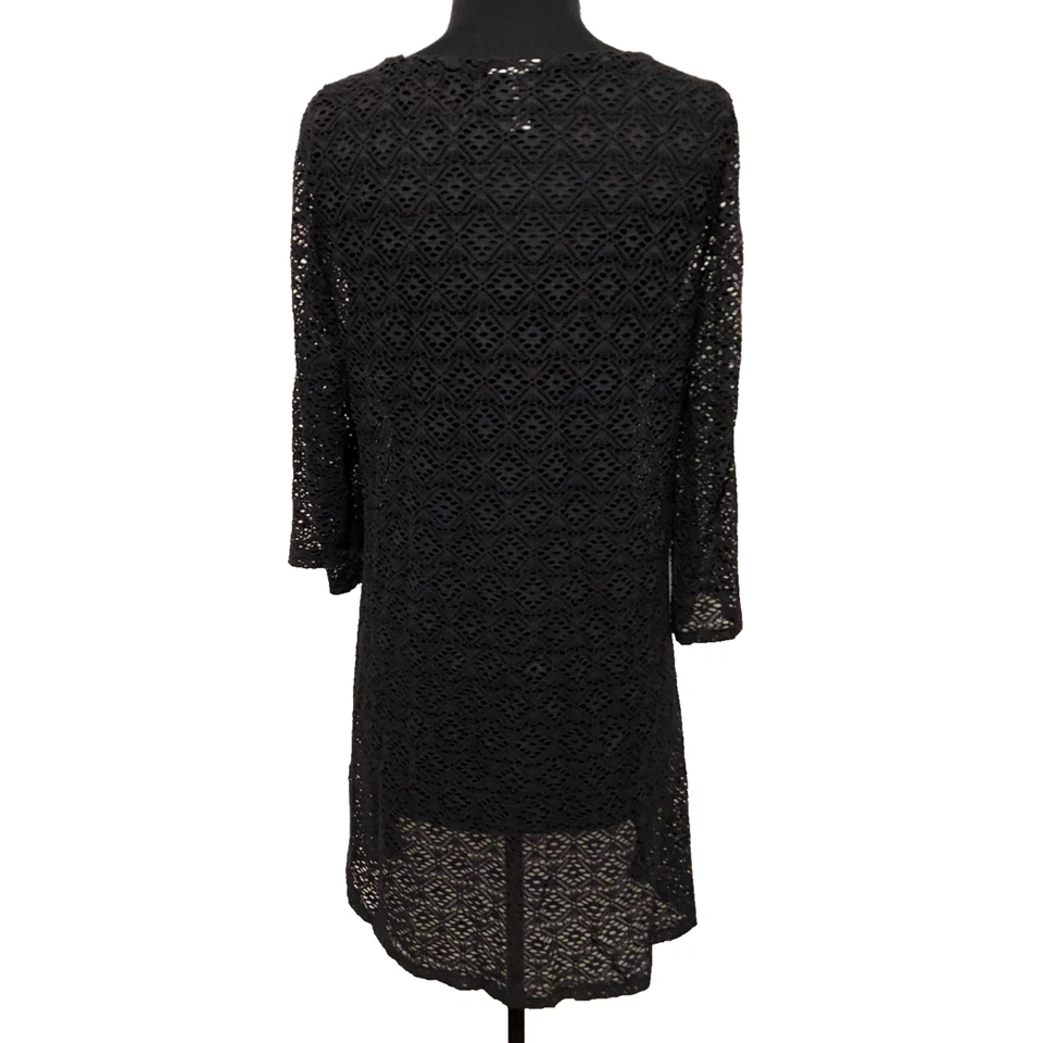 Traje Milagroso Natación Encubrimiento Mujer Grande Elástico Encaje Malla Oscuro Hadas Festival Boho Foto 3 de 4