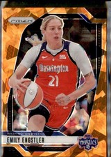 2024 Panini Prizm WNBA #67 Emily Engstler Ice Orange Prizms