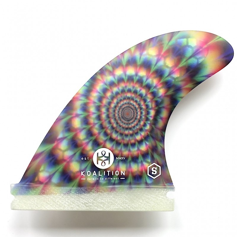 Koalition Psyche Surfboard Fin Set Small Futures NEW 3 fin thruster set