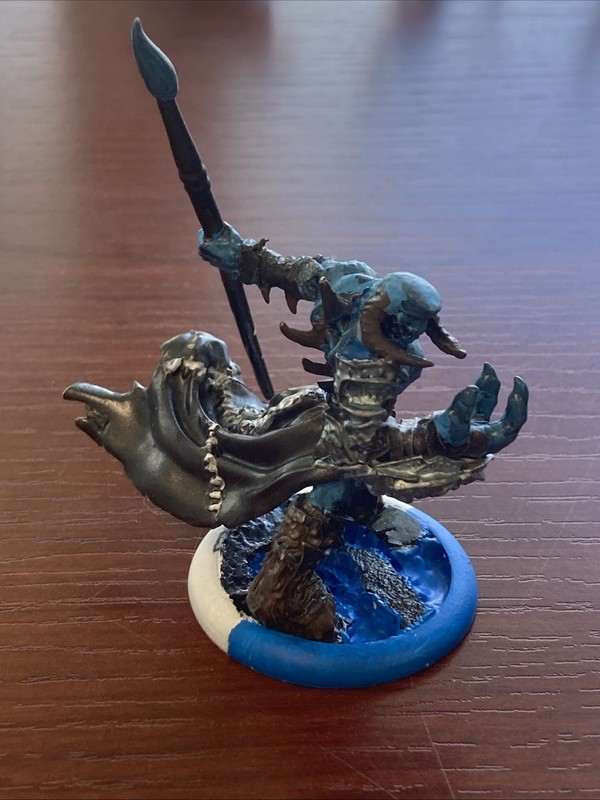 painted Privateer Press Hordes LoE metal Thagrosh, Prophet of Everblight Warlock