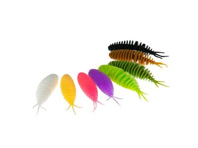 LIBRA LURES TURBO WORM MINI 35 Silicon Lures Amino Boosted 35mm 15pcs