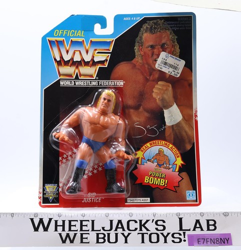 Sid Justice Power Bomb WWF Wrestling 1992 Hasbro A...