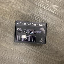 4 Channel Dash Cam Night Vision Front Rear Left Right, 170° Wide Angle 1080P