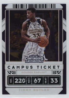 2020-21 Panini Contenders Draft Picks Campus Ticket Jimmy Butler #32 17t2
