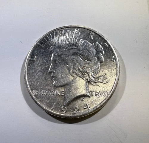 1924-S Peace Silver Dollar XF