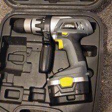 Xtreme Cordless Drill/Driver Grey/Black/Yellow w/ Aux Handle, Case & Charger