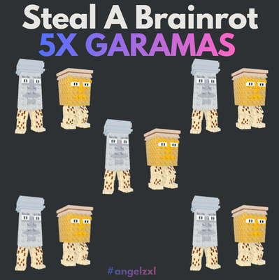 #ad 🌟5X GARAMAS🌟 STEAL A BRAINROT ⚡CHEAPEST⚡ $12.99