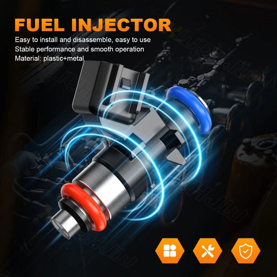 6x Inyectores de combustible 0280158233 5184085AC para Jeep Grand Cherokee 11-17 3,6 L V6 Foto 3 de 4