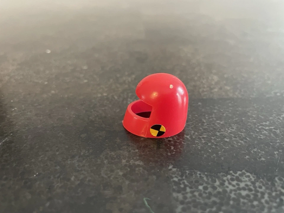 Crash Test Dummies Original Rojo Crash Helmet Tyco Vintage 1991 Foto 4 de 4