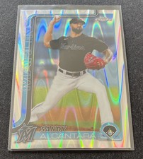 SANDY ALCANTARA 2025 Topps Chrome RayWave Refractor #126