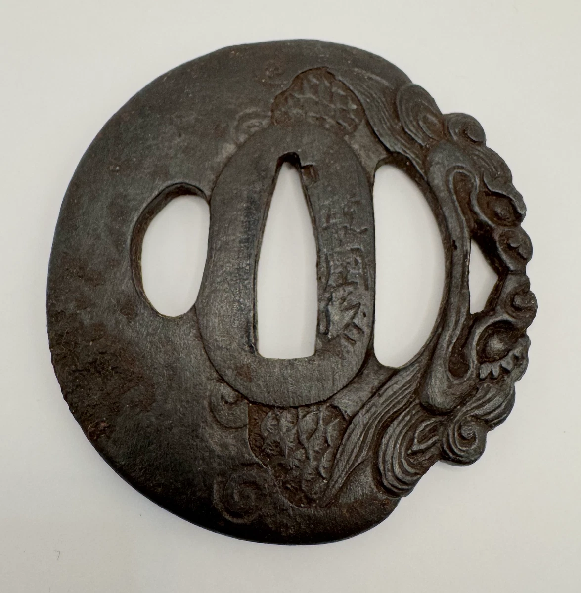 Iron 主1850-1899 年日本刀镡| eBay