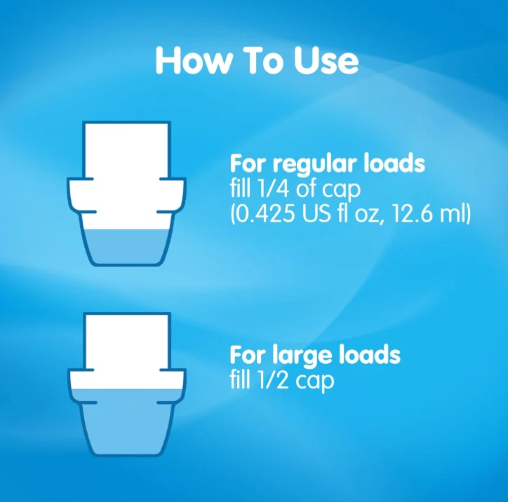 Suavizante líquido de tela Snuggle Blue Sparkle, 2X concentrado, 200 cargas, 80... Foto 4 de 4