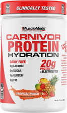 Carnivor Protein Hydration Drink Powder, 20G Refreshing Protein Isolate, Lactose