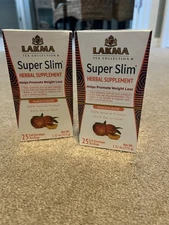 HYLEYS Lakma Super Slim Tea with Peach - 25 Tea Bags A Box- 2 Boxes