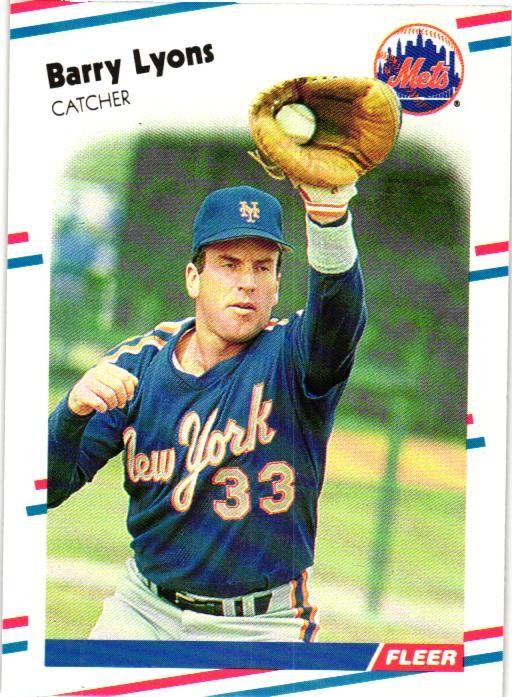1988 Fleer #140 Barry Lyons